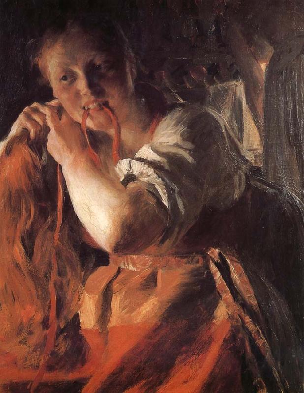 Anders Zorn Margit oil painting image